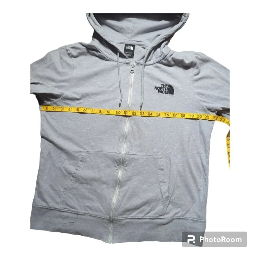 The North Face Women's Hoodie Color  Gray Size Large L  Long Sleeves